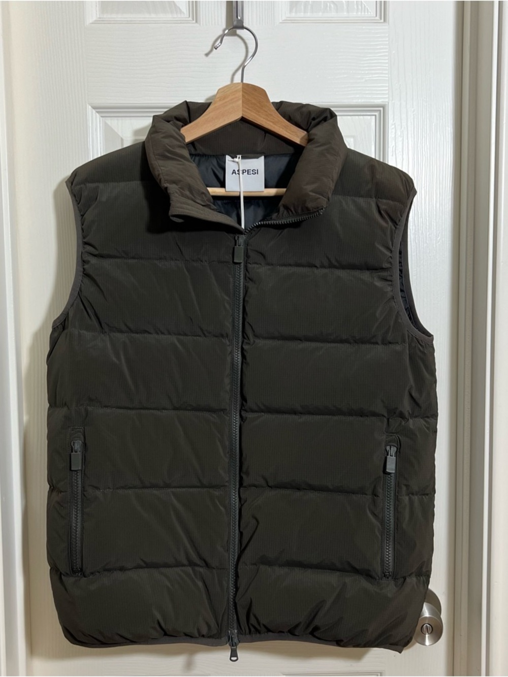 NWT Aspesi Slim Feather Puffer Vest